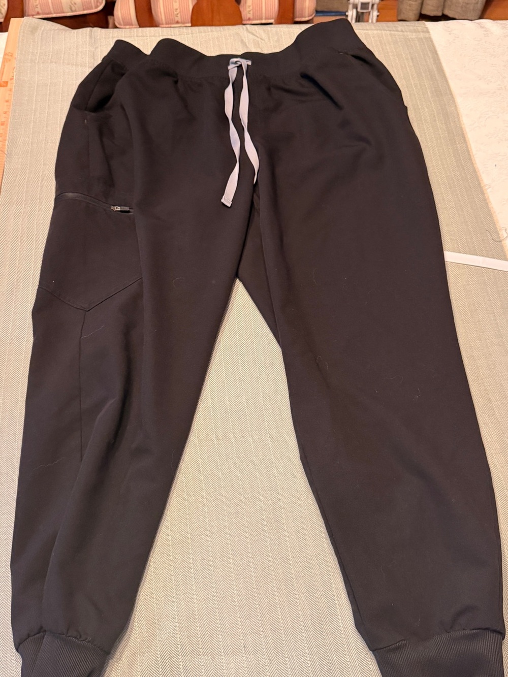 FIGS Zamora Jogger Scrub Pants Black XL Petite